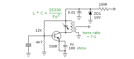 crystal oscillators schematic